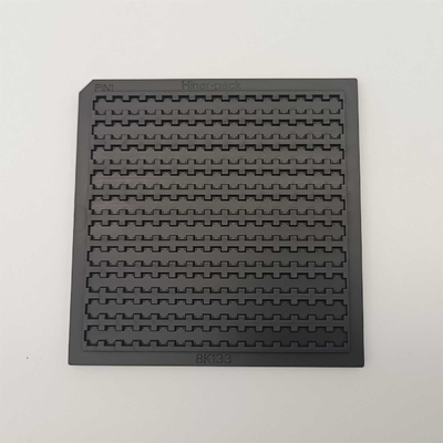 Μαύρο πλαστικό πακέτο βάφλας 4 ιντσών για IC Chip 150PCS Injection Molding