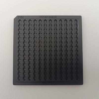 Καλή τιμή. Μαύρος τετραγωνικός δίσκος 168PCS τσιπ ολοκληρωμένου κυκλώματος φόρτωσης πακέτων βαφλών σχήματος εγχύσεων σε απευθείας σύνδεση