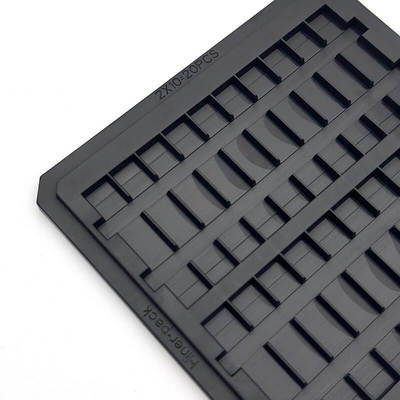 Καλή τιμή. Precision Molded Conductive PC Waffle Pack Chip Tray for Semiconductor Die Storage σε απευθείας σύνδεση